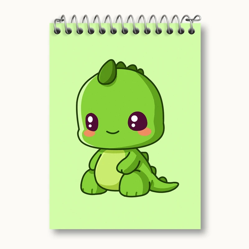 دفتر یادداشت 50 برگ خندالو مدل دایناسور بامزه کد 29267