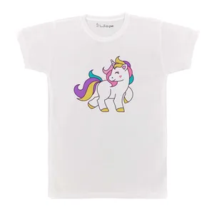 تی شرت بچگانه پرمانه طرح یونیکورن کد pmt.3276
