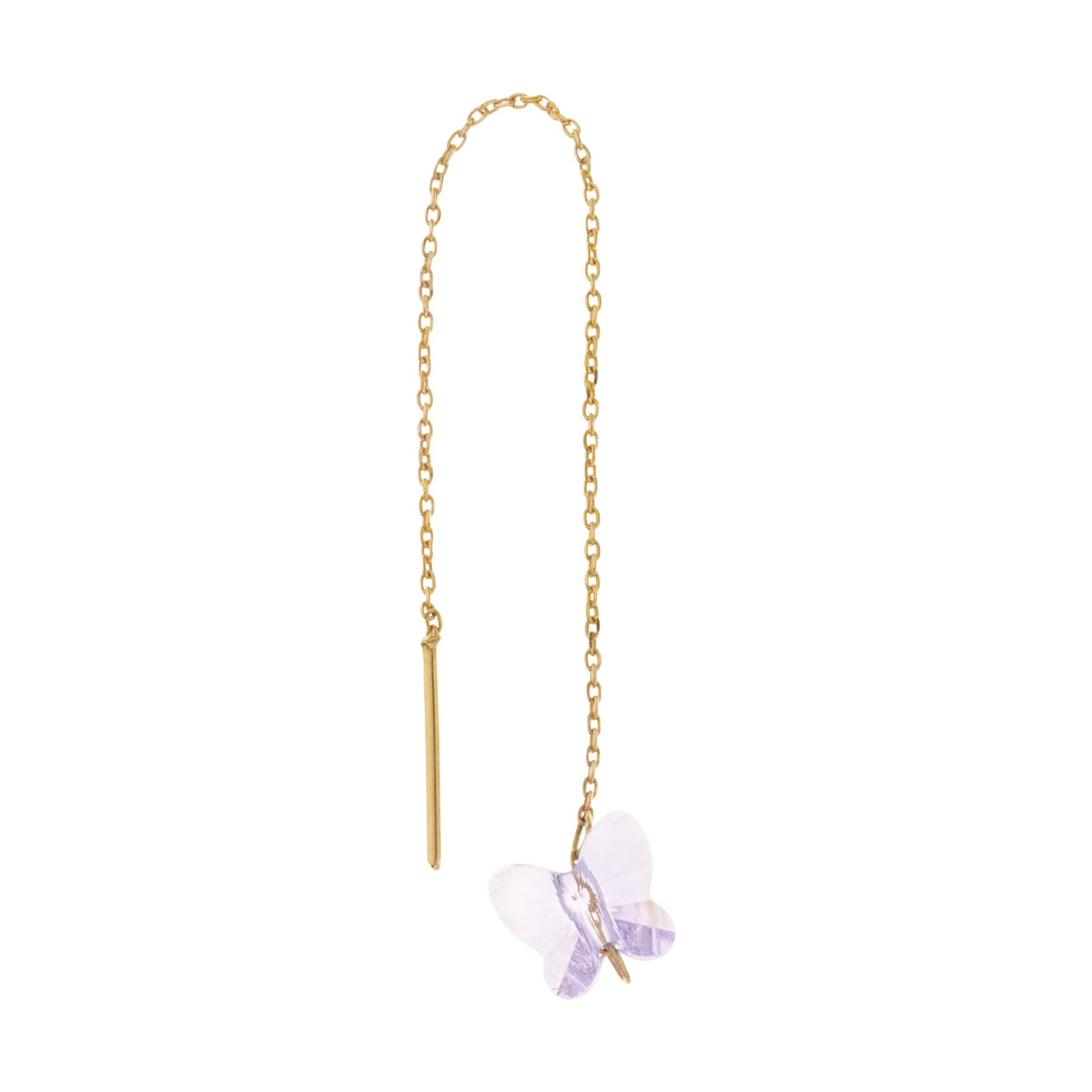 گوشواره طلا 18 عیار زنانه مایا ماهک مدل ME1027 -  - 1