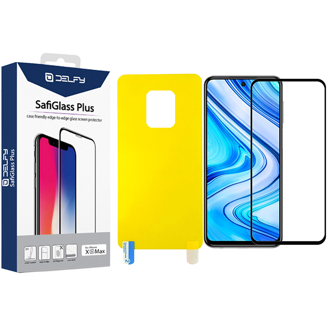 محافظ صفحه نمایش و پشت گوشی مدل Ne-1 مناسب برای گوشی موبایل شیائومی Note9 promax