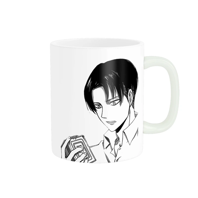 ماگ پادآفرین طرح انیمه اتک ان تایتان - نبرد تایتان ها - کاپتان لیوای Attack on Titan کد 0833