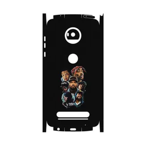 MAHOOT Great Rappers Digital Art-FullSkin Cover Sticker for Motorola Moto Z2 Play
