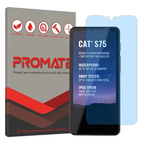 Promate Resistant model matte anti blue screen protector suitable for CAT S75 mobile phone
