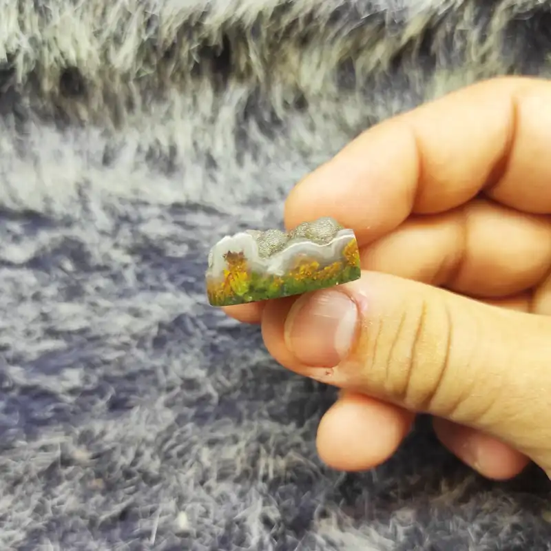 آویز گردنبند زنانه مدل عقیق شجر کد R13