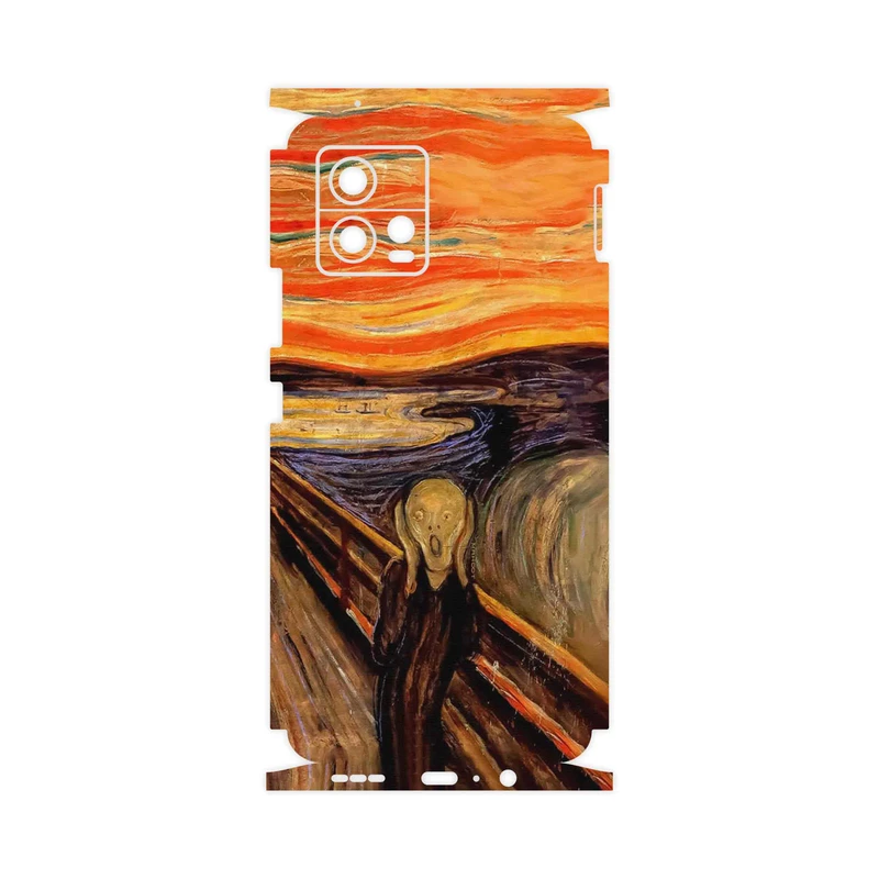 برچسب پوششی ماهوت مدل The Scream of Munch-FullSkin مناسب برای گوشی موبایل موتورولا Moto G72
