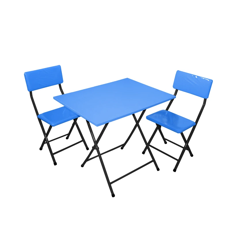 میز و صندلی سفری تاشو 2 نفره میزیمو کد 10108 مجموعه 3 عددی