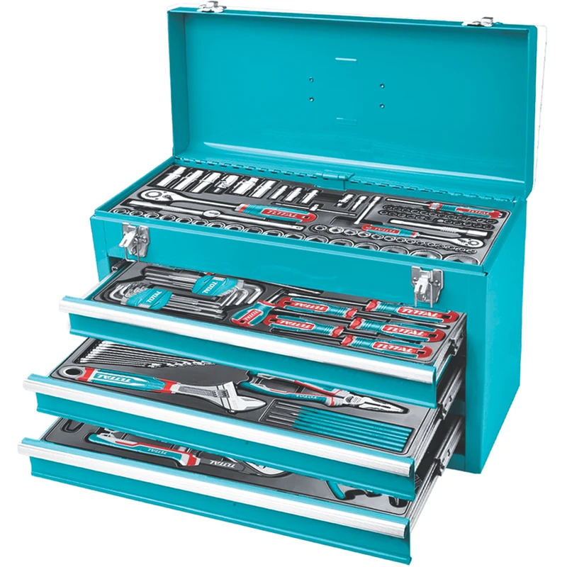 مجموعه 132 عددی ابزار دستی توتال مدل THPTCS71321