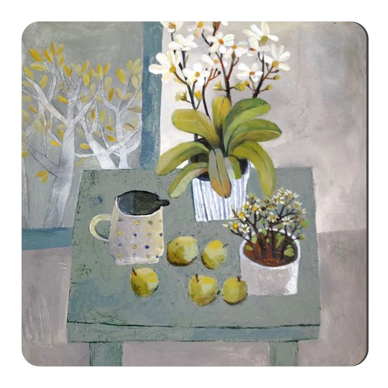 مگنت طرح نقاشی گل و گلدان کد wmg4318