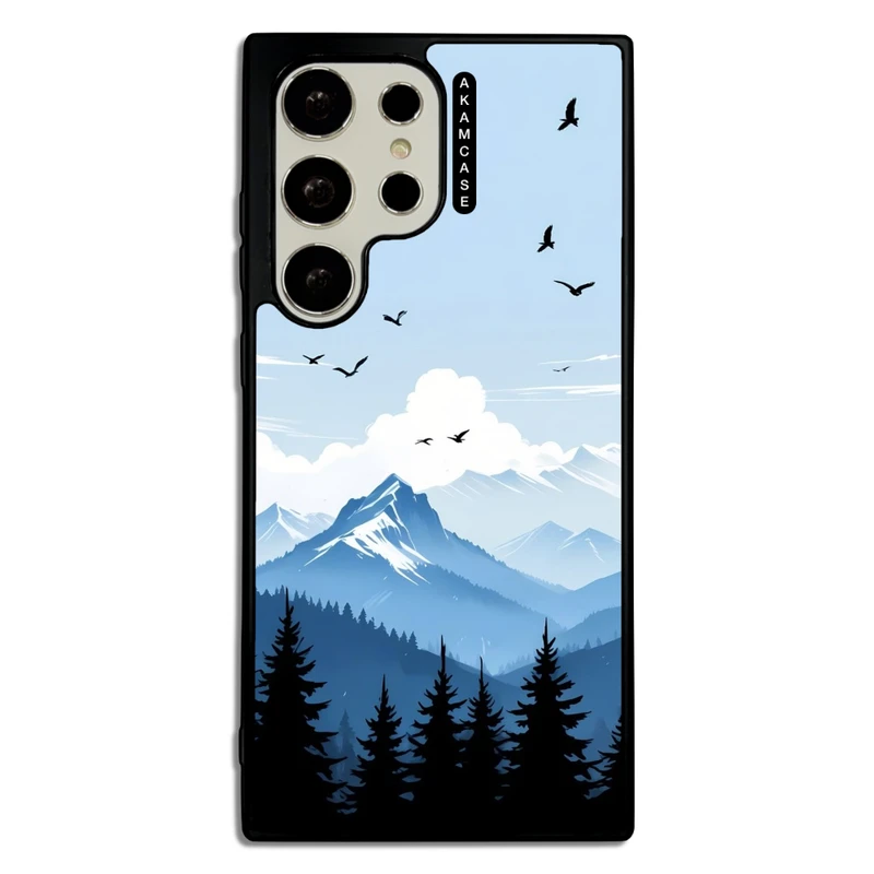 کاور آکام مدل AMC-WSGS23U-MOUNTAINS-7 مناسب برای گوشی موبایل سامسونگ Galaxy S23 Ultra