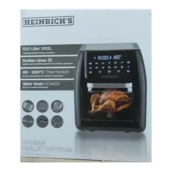 سرخ کن بدون روغن هنریچ مدل هنریچ 12 لیتری مدل HFR-8206