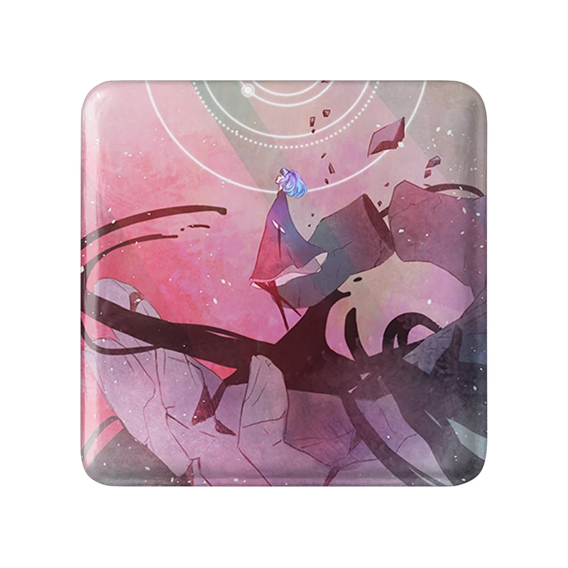 پیکسل خندالو طرح بازی گریس (Gris) مدل مربعی کد 35554