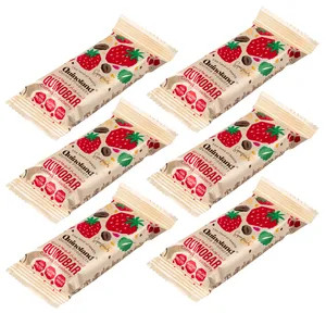 کینوبار پروتئینی قهوه و بری کینولند - 120 گرم بسته 6 عددی