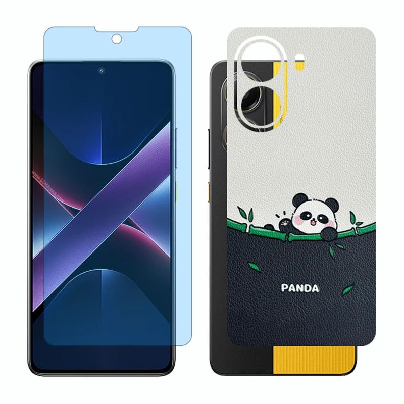 محافظ صفحه نمایش آنتی بلو گلس مدل Together مناسب برای گوشی موبایل شیائومی Poco X7 Pro به همراه برچسب پوششی پشت گوشی