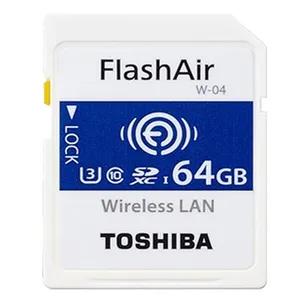 کارت حافظه SDXC توشیبا مدل W-04 Wireless کلاس 10 استاندارد UHS-I U3 سرعت 90MBps ظرفیت 64 گیگابایت