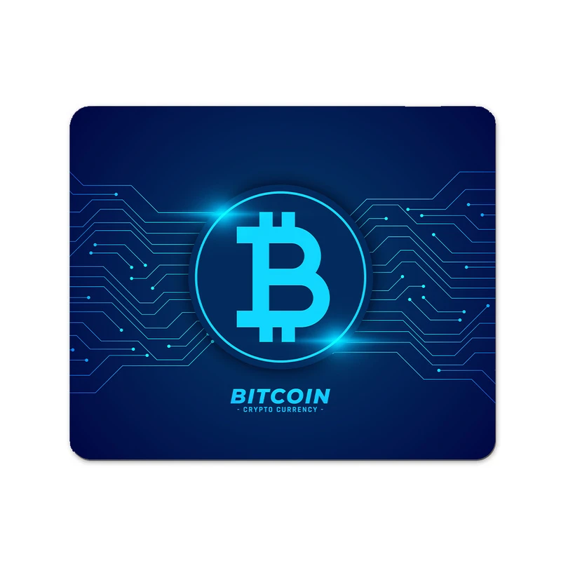ماوس پد پاد آفرین مدل بیت کوین کریپتو فارکس ترید ارزدیجیتال کد P301 سایز 19*24 سانتی متر