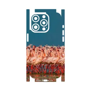 MAHOOT Flamingo-FullSkin Cover Sticker for Apple iPhone 15 Pro