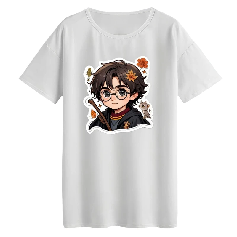 تی‌شرت لانگ آستین کوتاه زنانه مدل هری پاتر