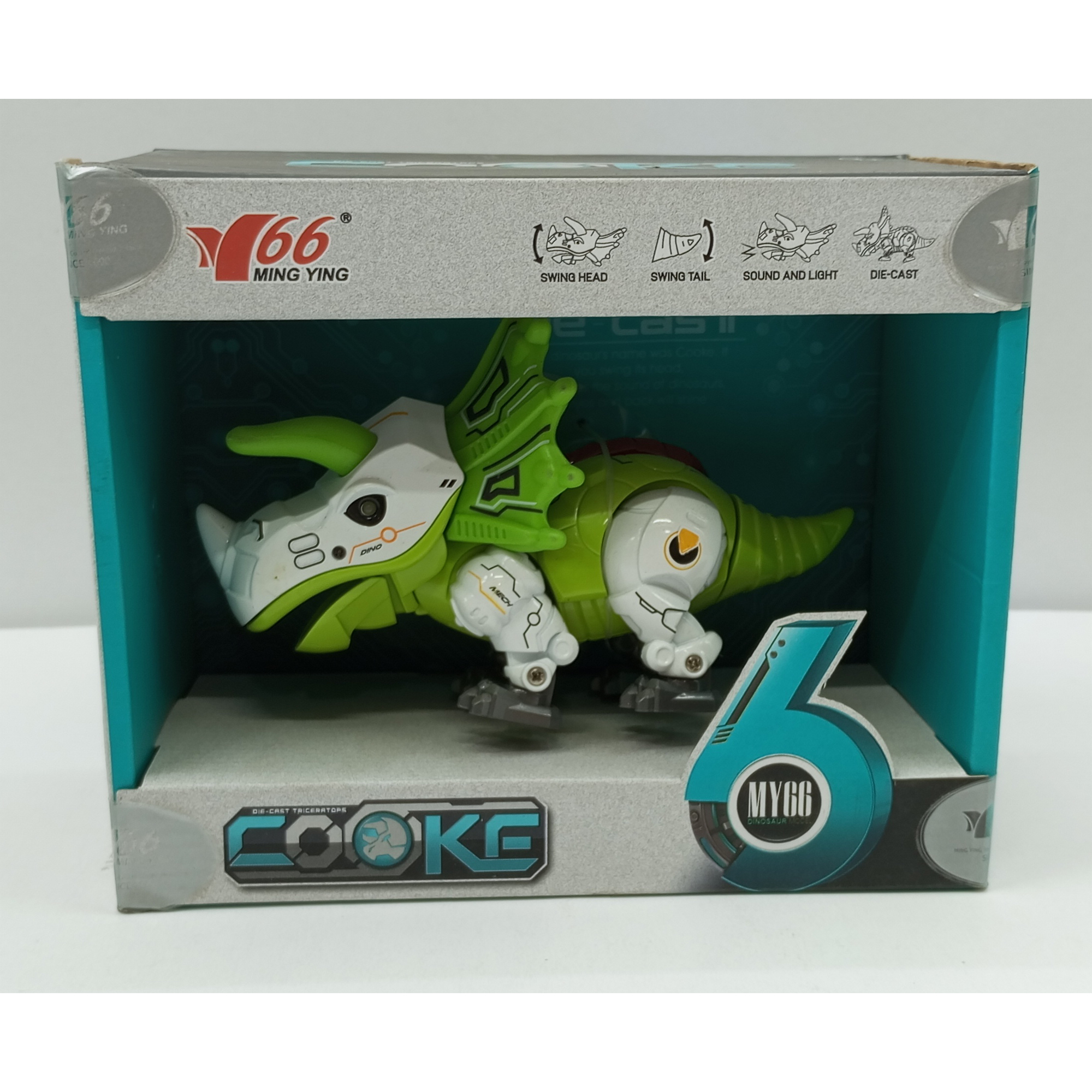 اسباب بازی مدل دایناسور فلزی کد 1008