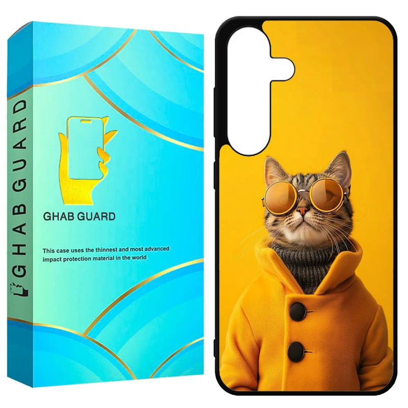 کاور قاب گارد طرح گربه مدل GCHPS23F مناسب برای گوشی موبایل سامسونگ Galaxy S23 FE