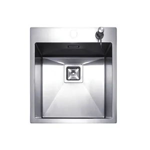 سینک ظرفشویی استیل توکار یک لگنه توربولاین مدل F40