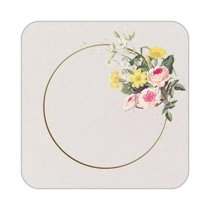 زیر لیوانی کاکتی طرح گل مدل mp16341