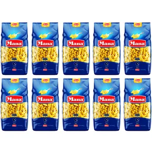 ماکارونی فرمی میکس ساده مانا -500 گرم بسته 10 عددی