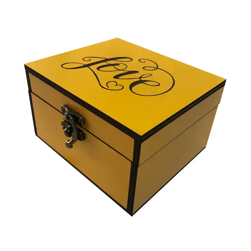 جعبه هدیه چوبی مدل b8