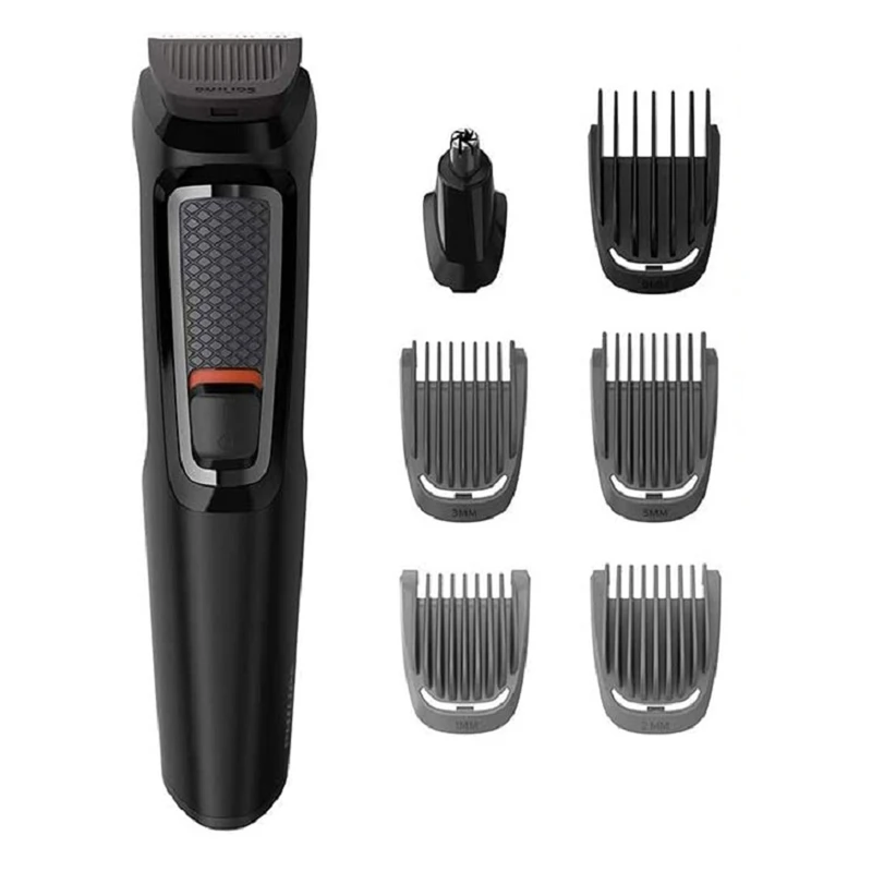 ماشین اصلاح موی سر و صورت فیلیپس سری MG3720 Multigroom مدل 7 در 1،  اصلاح به صورت خط زن و حجم زن، طراحی ارگونومیک، منبع انرژی با باتری، تکنولوژی اصلاح به صورت برش مستقیم، مدت زمان شارژ 960 دقیقه و مدت زمان استفاده پس از شارژ 60 دقیقه