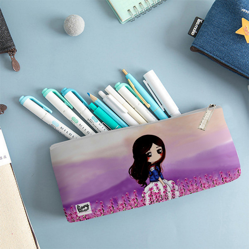 جامدادی مستر راد مدل دختر کیوت طرح عروسکی کد fiory 2054