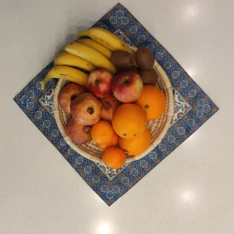 ظرف حصیری مدل کپوبافی کد DRD30