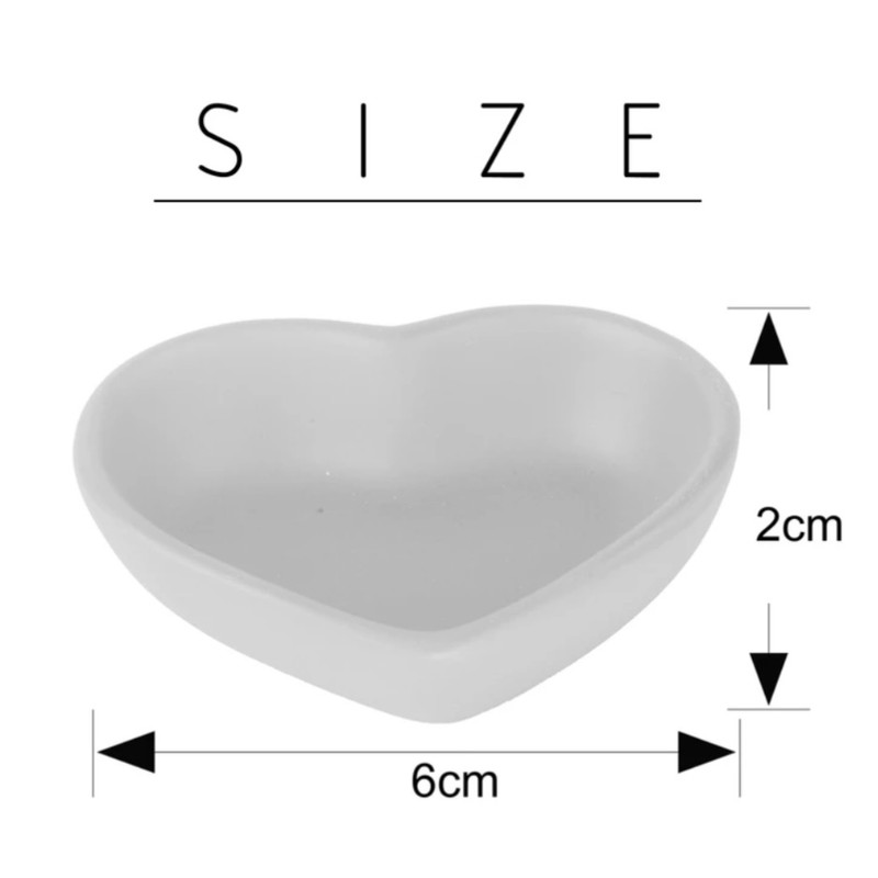 پیاله مدل قلب بسته ۶ عددی