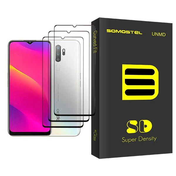 محافظ صفحه نمایش سوماستل مدل SD Glass MIX003 مناسب برای گوشی موبایل اوپو A11 بسته سه عددی