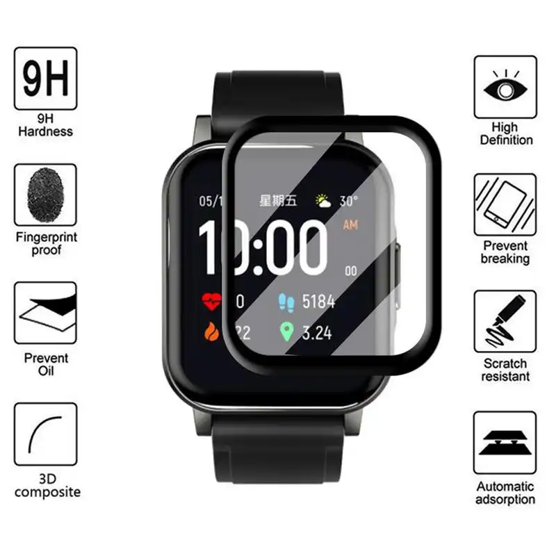 محافظ صفحه نمایش گودزیلا مدل G-PMMA مناسب برای ساعت هوشمند هایلو LS02 بسته 2 عددی