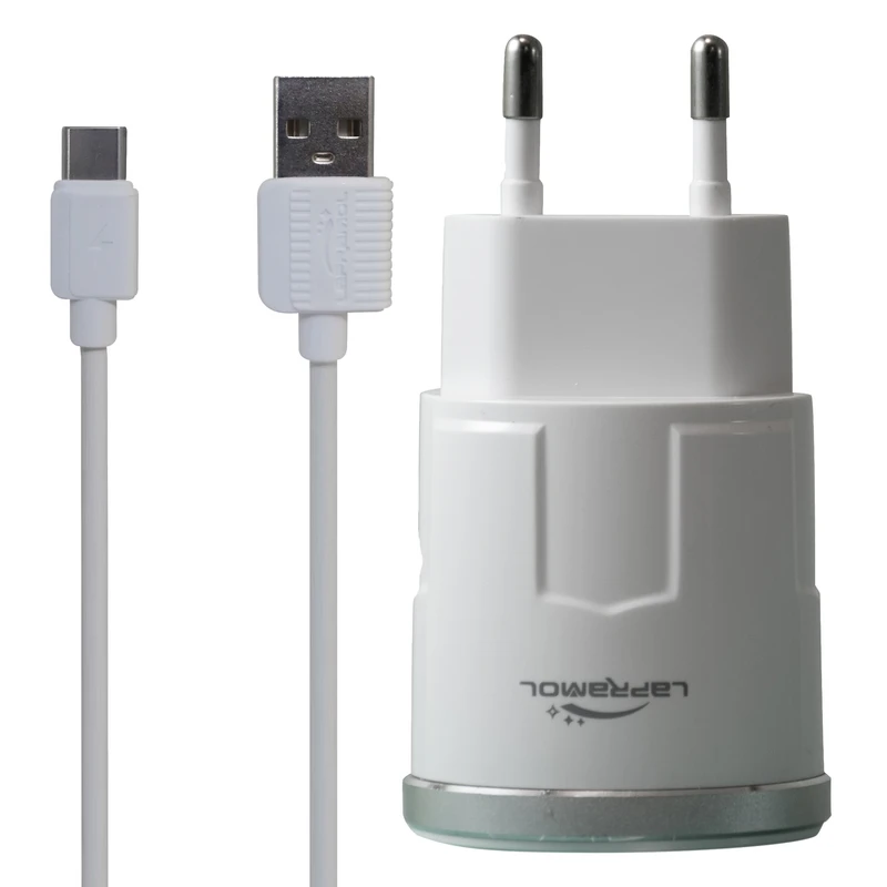 شارژر دیواری لاپرامول مدل LP-C19 به همراه کابل تبدیل USB-C