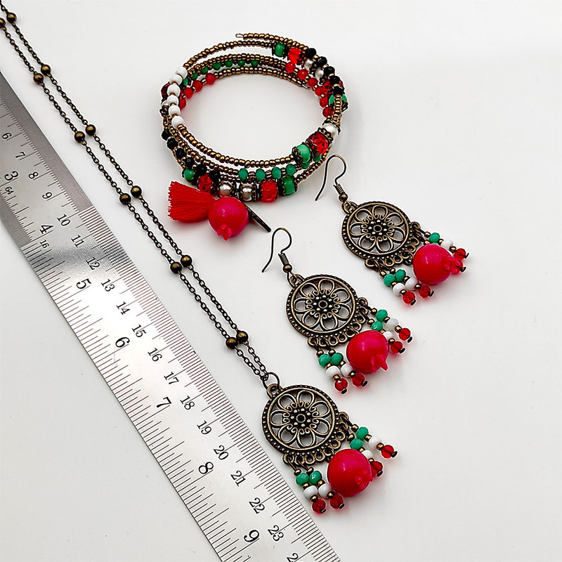 نیم ست زنانه مدل انار یلدا