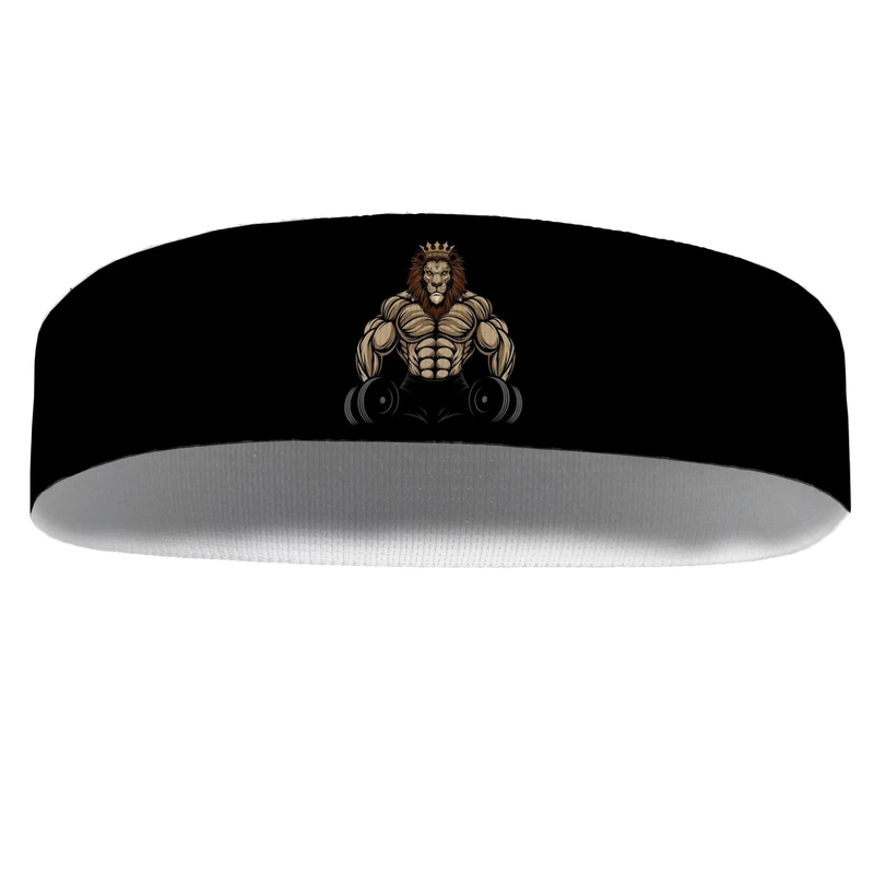 هدبند ورزشی آی تمر مدل شیر بدنساز کد 356