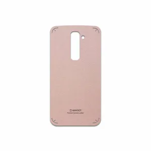 MAHOOT Rose Gold Leather Cover Sticker for LG G2