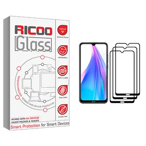 ricoo +HD Screen Protector For Xiaomi Redmi Note 8T Pack Of 3