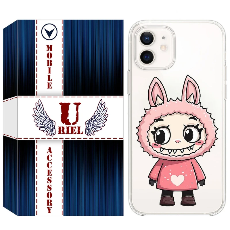 کاور یوریل مدل Clear کد 139 طرح لبوبو مناسب برای گوشی موبایل اپل iPhone 12