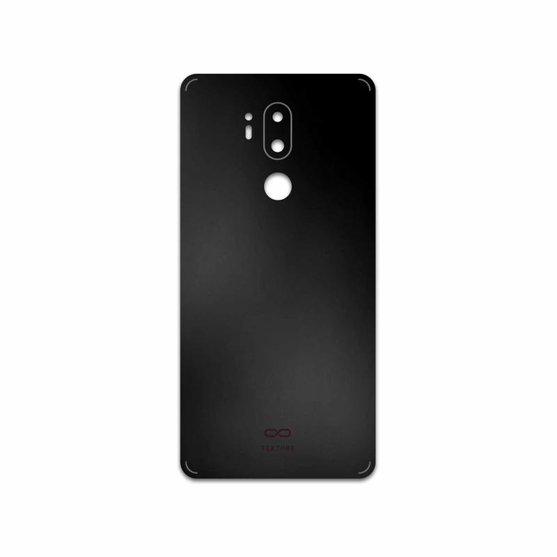 برچسب پوششی ماهوت مدل Matte-Black مناسب برای گوشی موبایل ال جی G7 PLUS THINQ