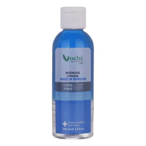 محلول پاک کننده آرایش چشم و لب دوفاز وچه مدل Aloe Vera حجم 100 میلی لیتر