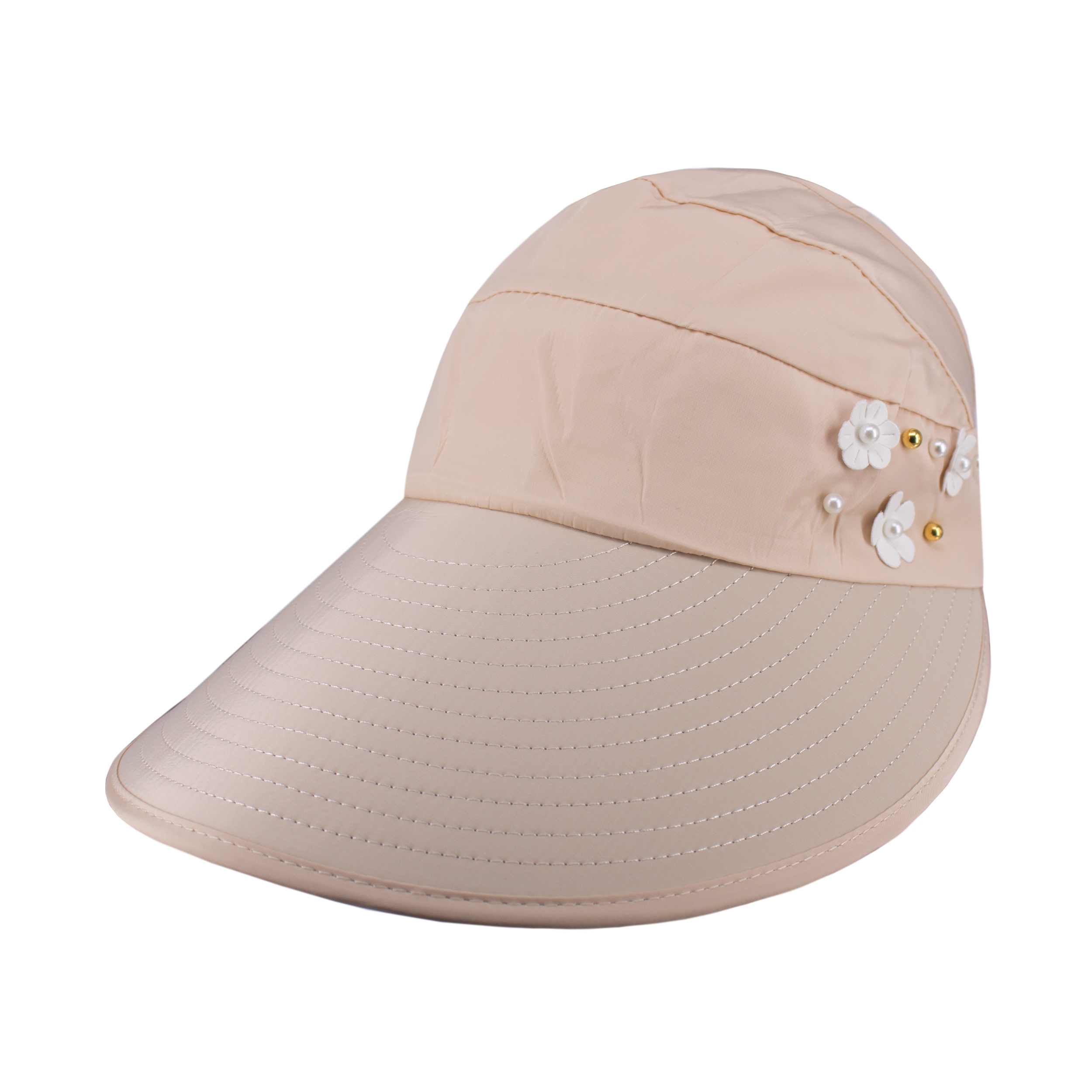 کلاه آفتابگیر زنانه طرح گل کد KOA-21