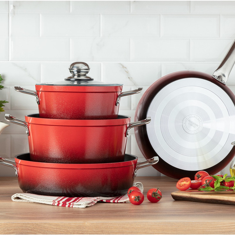 سرویس پخت و پز 7 پارچه مادام کوکو مدل mavi prp max