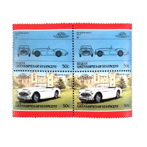 تمبر یادگاری مدل اتومبیل کلاسیک کد DS3003 مجموعه 4 عددی