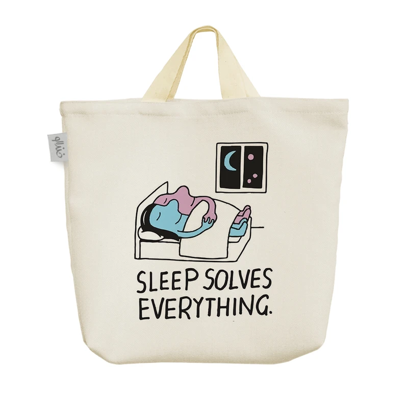 ساک خرید خندالو مدل Sleep Solves Everything کد 6915