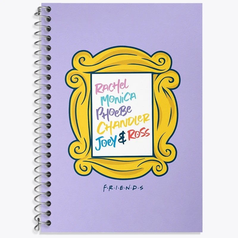 دفتر لغت 50 برگ خندالو طرح فرندز Friends کد 31174