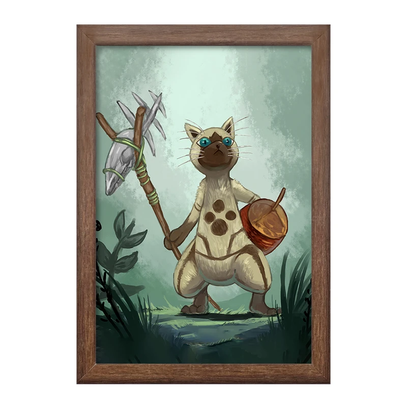 تابلو خندالو طرح بازی شکارچی هیولا (Monster Hunter) کد 33259