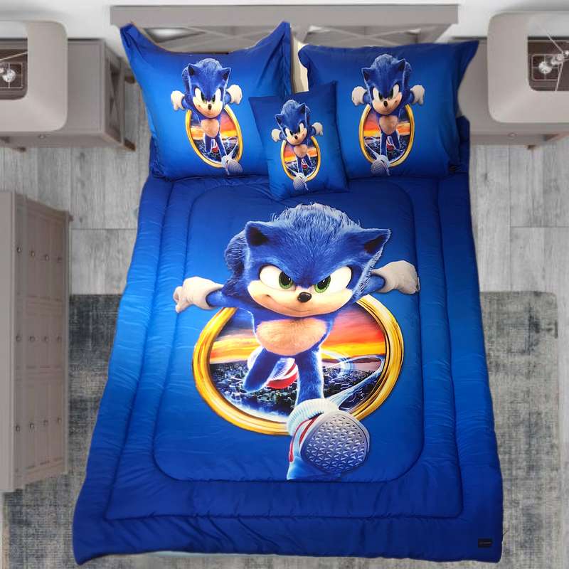 سرویس خواب مدل سونیک SONIC کد 02 یک نفره 5 تکه