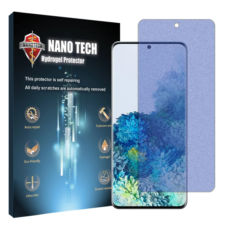 محافظ صفحه نمایش مات آنتی بلو نانو تک مدل Tough مناسب برای گوشی موبایل سامسونگ Galaxy S20 Plus