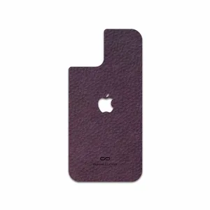MAHOOT Purple-Leather Cover Sticker for Apple iPhone 12 Pro Max